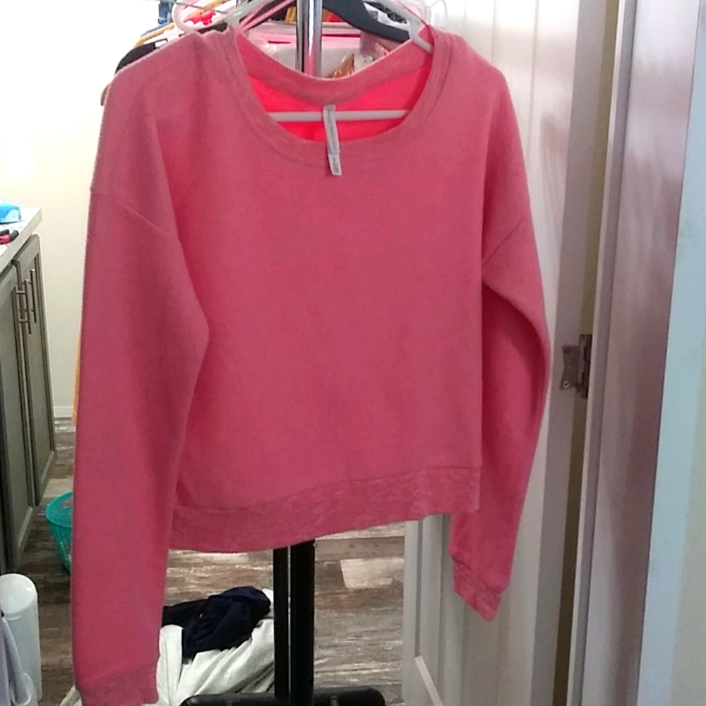 Suoer soft crop sweatshirt